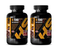 Testosterone Booster for Men Pills - X-TEND - Male Enhancement Pills - tribulus terrestris Bulk Supplements - 2 Bottles 120 Tablets