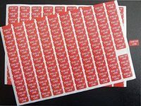 Minilabel End Of Line On Red 17 8X10mm Price Promotional Display Stand Point Of Sale Stickers Self-Adhesive Labels
