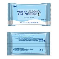 5 Packs Disinfectant Wipes 10pcs/Pack with 75% Alcohol with FDA Certification