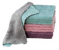 Marpressel 10 Pack Cleaning Cloth, Kitchen Cloth Dish Towels,Strong Absorption Coral Velvet Dishtowels,Remove Oil and Fast Drying Towels