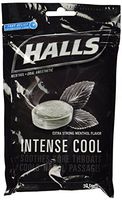 Halls New Intense Cool Menthol Cough Drops, 30 Count