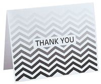 Chevron Thank You Note Cards Set of 25