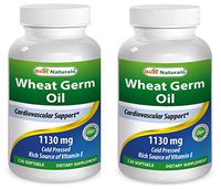 Best Naturals Wheat Germ Oil 1130 mg 120 Softgels (Pack of 2)