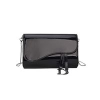 Messenger Bag,pollyhb Stylish Women Solid Color Leather Chain Handbag Letter D Decorative Envelope Package