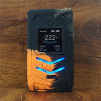 ModShield for Smok VENENO 225W TC Silicone Case ByJojo Cover Shield Wrap Skin (Orange/Black)