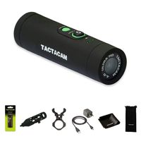 TACTACAM 4.0 Hunting Action Camera - Bow Combo Package - Includes Bow Stabilizer, Gun Mount and Extra Rechargeable Battery
