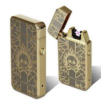 Kivors Dual Arc Plasma USB Electric Rechargeable Lighter - Photoelectric Induction Windproof Flameless for Cigarette,Candle,BBQ,Camping