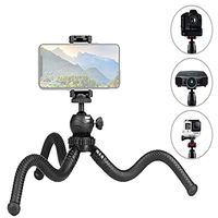 2 in 1 Flexible Octopus Tripod Set 360 Rotated Ball Head Quick Release Plate for Sony Canon DSLR Camera, Vlogging Tripod for iPhone