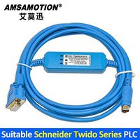 Isali Suitable Schneider Twido Series PLC Programming Cable TSXPCX1031 Download Line RS232 Port - (Color: TSXPCX1031)