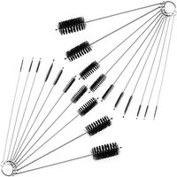8 Inch Cleaning Brush Straw Pipe Cleaner Brushes Set, 20 PCS