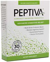 Peptiva Advanced 50 Billion CFU Probiotic - Digestive Relief - Clinically Validated, Premium Probiotic