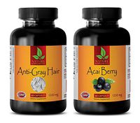 Weight Loss Complex - Gray Hair - ACAI Berry - acai Fiber - (2 Bottle Combo)