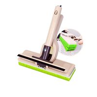 XSJZ Double-sided Window Cleaner, Household Glass Cleaning Window Washer Glass Cleaning Tool for Hand Washing Table
