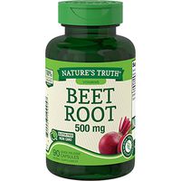 Nature's Truth Beet Root Capsules | 500mg | 90 Pills | Herbal Extract | Gluten Free, Non-GMO Supplement