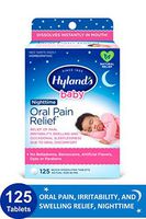 Hyland's Baby Nighttime Oral Pain Relief Tablets with Chamomilla, Soothing Natural Relief of Oral Discomfort, Irritability, and Swelling 125 Count