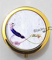 BlackKey Stay Strong 3-Compartment Decorative Pocket Gift Box Case Organizer for Pill, Color 2 -1201