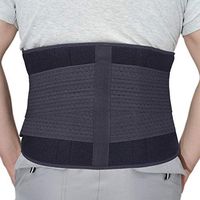 2U2O Adjustable Lower Back Brace Support, Back Pain Relief, Posture, Spine Straight -Lumbar Back Belt Compression Wrap for Exercise, Sciatica, Spasms, Herniated or Slipped Disc, fit Men or Women