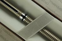 Cross Barclay Champagne with Unique Crosshatch Barrel,Cross Signature Mid Ring and Polished Appointments Medium Ballpoint Pen in Cross Gift Box