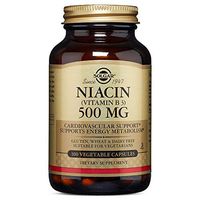 Solgar, Niacin Vitamin B3 500 Mg Vegetable Capsules, 100 Count