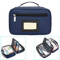 Portable Insulin Cooler Bag Travel Case Waterproof Medical Diabetic Organizer Medication Insulated Cooling Bag, Blue