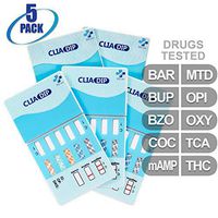 MiCare [5pk] - 10-Panel Urine Drug Test Card (BAR/BUP/BZO/COC/mAMP/MTD/OPI/OXY/TCA/THC) #MI-WDOA-7104