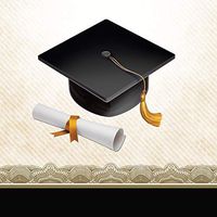 Club pack of 192 Cap and Gown Disposable Paper Graduation Party Beverage Napkins 5"