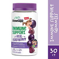 Children’s Dimetapp Elderberry Gummies (30Count) Immune Support for Kids, Vitamins C, D, E & Zinc, No Artificial Colors, Flavors or Sweeteners