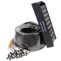 Seismic Audio - SAXQ-16x8x75 - 16 Channel 75' XLR Snake Cable with XLR and 1/4" Returns on the Box