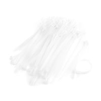 Uxcell Plastic Locking Loosen Cable Zip Ties Fastener, 8mm x 150mm, 50 PCS