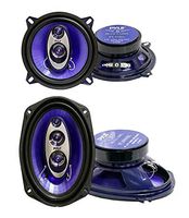 2) Pyle PL53BL 5.25" 200W 3-Way + 2) PL6984BL 6x9" 400 Watts 4-Way Car Speakers
