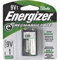 2 X Energizer NH22BP ACCU 9-Volt Rechargeable Battery