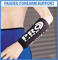 Proline Padded Forearm Support & Protection - Black - Medium