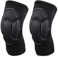 CTK Adult Sponge Knee Pads High Elastic Short Knee Sleeves-Superior Protective Knee Pads for Wrestling, Snowboarding and Hockey