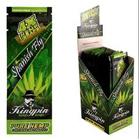 Kingpin Pure Hemp Wraps - 4 Wraps Per Pack - (Spanish Fly)