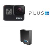 GoPro HERO7 Black - Waterproof Digital Action Camera with Rechargeable Battery and GoPro Plus