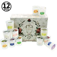 LucaSng Scented Candles Gift Set, Natural Soy Wax Candles 2 Oz Unit Jar Candles Women Valentine's Day Gift for Stress Relief and Aromatherapy 12 Pack
