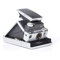  MiNT SLR670-s Instant Film Camera for Polaroid SX-70 and 600 films, Silver Body with Black Leather