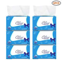 Toilet Paper, Bath Tissue 6pcs 4-layer Paper Towel Degradable Household Tissue Odorless Baby Tissue Universal Paper