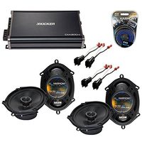 Compatible with Ford Expedition 1999-2014 Factory Speaker Upgrade Harmony (2) R68 & CXA300.4 Amp (Renewed)