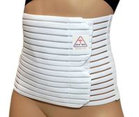 ITA-MED Women’s Breathable Abdominal/Back Support Binder AB-208: White Small