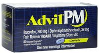 Advil Pm Caplet 80ct Size 80ct