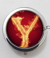 BlackKey Letter Y 3-Compartment Decorative Pocket Gift Box Case Organizer for Pill, Color 1 -1454