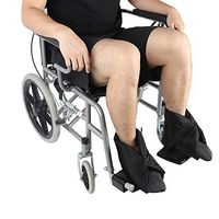 Heel Protectors,Foot Pillows, MediChoice Pressure-Relieving Foot Pillow Boots,Universal Adult Size Heel Cushion Protectors, Adjustable Foot and Ankle Pillow Guards (Black)