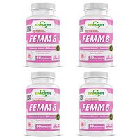 Xinnora Femm8 Libido Enhancer for Women with Ginseng, Pure Horny Goat Weed, Tribulus Terrestris, Maca Root for Better Physical Performance, Extra Strength & Energy - 60 Caps