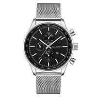 Men's Watches,Fxbar Nylon Strap Men Analog Wrist Watch Luxury Business Wristwatch Dress Watch(H)