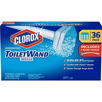 Clorox ToiletWand, 36 Disinfecting Refills + 1 ToiletWand Handle