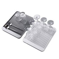 ZYZ 2 Pcs Tableware Drain Trays, with Water Absorption Diatom Mud, Simple and Beautiful, Suitable for Living Room Dining Room Kitchen