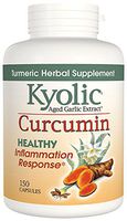 Kyolic Aged Garlic Extract Curcumin Healthy Inflammation Response Supplement, 150 Capsules