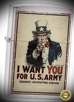 Lighter US Army 02151 - Premium Windproof Lighter Fluid (Comes Unfilled) - Made in USA!