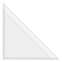 StoreSMART Peel and Stick Calendar Corners - Clear Plastic - 10 Pack - STB1336CL-10